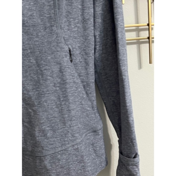 Lululemon Half Zip Pullover Jacket Thumbholes Athletic‎ Gray Size 6 - Picture 7 of 7